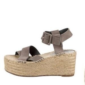 Celine espadrille sandals wedge Size 38